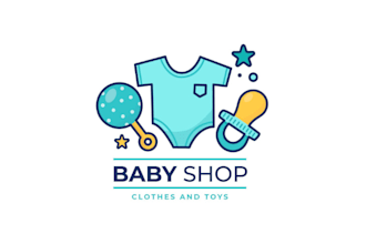 design logo for baby products, clothes, accessories, food and baby shop