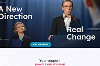 build political campaign website election website political