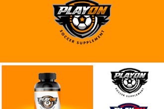 design a modern fitness logo for your gym, brand, or supplement