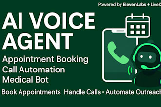 build ai voice agent ai medical bot appointment booking ai livekit elevenlabs