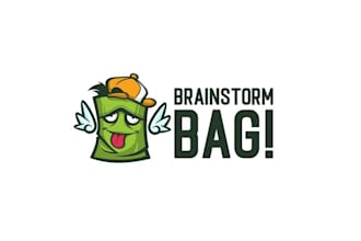 design awesome brainstorm bag logo