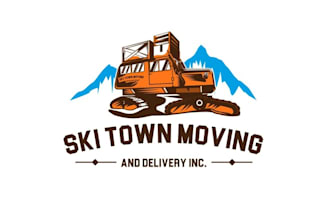 design premium moving company serves wealthy residents logo