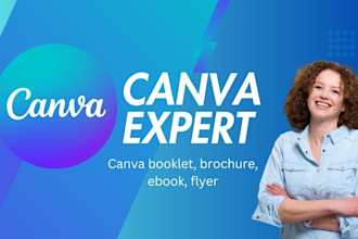 design ebook, lead magnet, cookbook, workbook canva expert