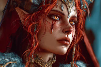 draw any fantasy character you imagine