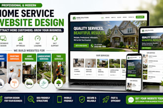 do carpet cleaning, painting, junk removal landscaping and tree services website