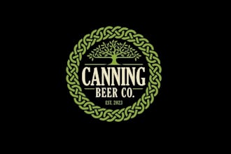 design family owned startup brewery logo