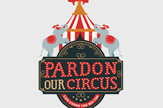 design excellent circus logo with free source file