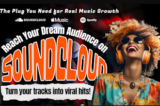 do spotify music promotion for your track, soundcloud promotion