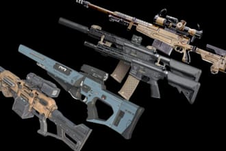 create 3d weapon model gun models and props models for your game