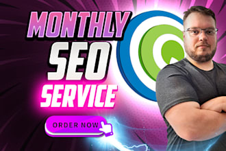 perform a full monthly SEO service