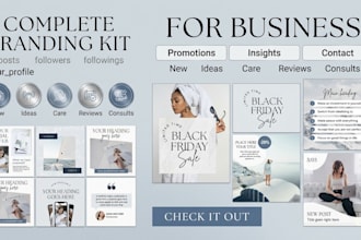 create brand identity design, branding kit, logo branding, brand guidelines
