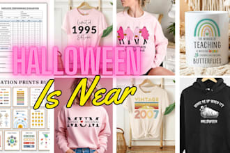 design halloween tshirt for etsy listing etsy digital products etsy pod shop seo