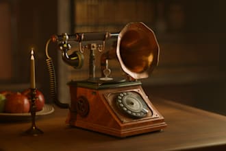 do 3d modeling and texturing