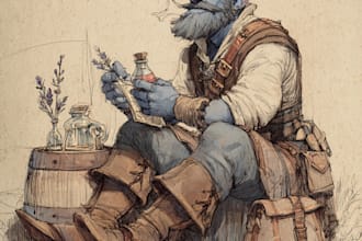 create epic dnd character art for campaigns