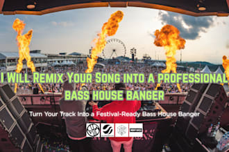 remix your song into a professional bass house banger