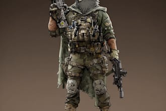create military tactical character