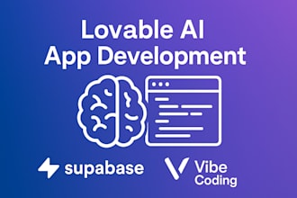 design lovable ai driven apps using supabase, vibe coding