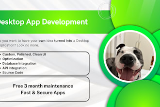develop a desktop application for windows