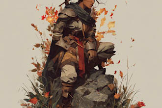 create epic dnd character art for campaigns