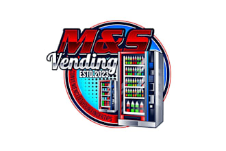 create wonderful and excellent vending machine logo design