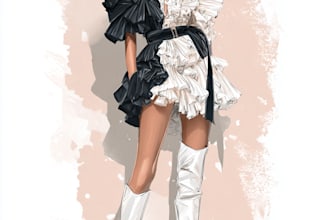 design fashion collection, fashion illustration