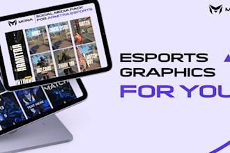 design a esports graphic for you