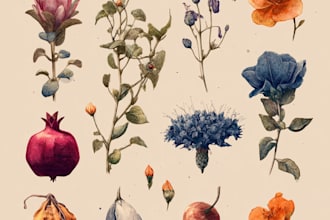 do botanical and anatomical scientific illustrations