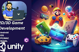 provide unity game development, mobile games, PC games and prototyping