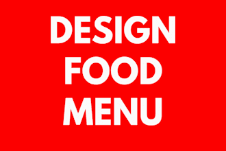 do restaurant food menu design with qr code