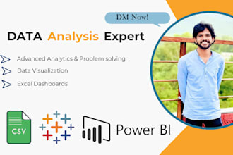 be data analyst and visualisation expert, power bi, tableau