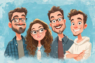 create bighead cartoon caricature from your photo