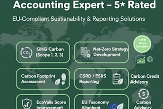 do carbon footprint, esg report, esrs and net zero strategy