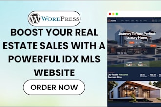 design real estate idx website with idx mls integration for leads property list