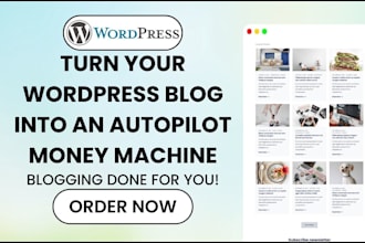 create wordpress autoblog website for passive income with auto blogging automate