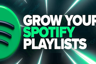 grow spotify organic followers with playlist likes and views