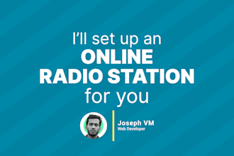set up an online radio station for you