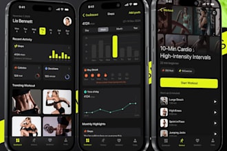 develop fitness app health wellness app fitness website gym app workout app