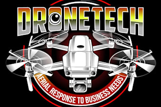 design wonderful drone service logo