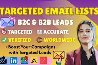 compile niche targeted email list for email marketing