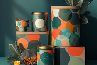 design artistic pouch and packaging