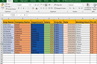 create professional stock management spreadsheet