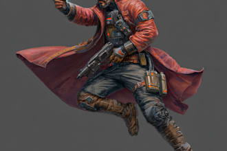design futuristic sci fi characters with armor
