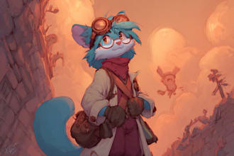 draw art of your furry character or fursona