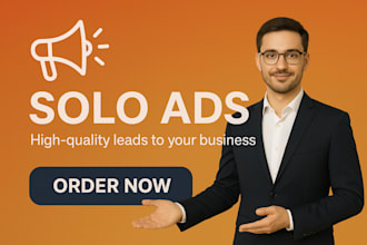 do USA solo ads campaign, affiliate link promotion, to leads boost conversion