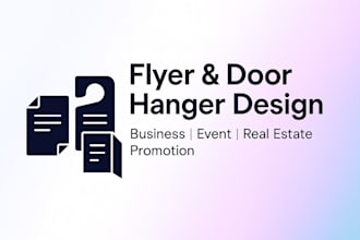 design a sales flyers, sales sheet, door hangout flyers, sales brochure