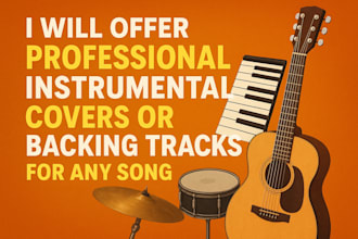 offer professional instrumental covers or backing tracks for any song