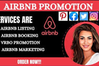 airbnb marketing, airbnb promotion, vrba, booking promotion