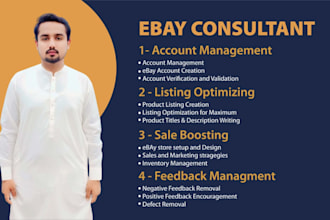 be your ebay expert for store setup and product research
