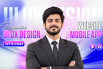 do mobile app design website design figma ui ux design app design