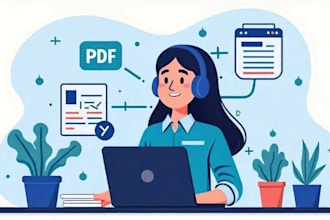 do PDF conversion, typing work, and image to text extraction urgently